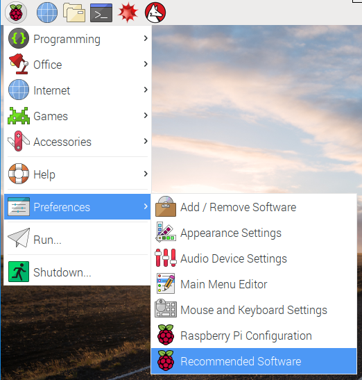 raspberry pi os with desktop and recommended software